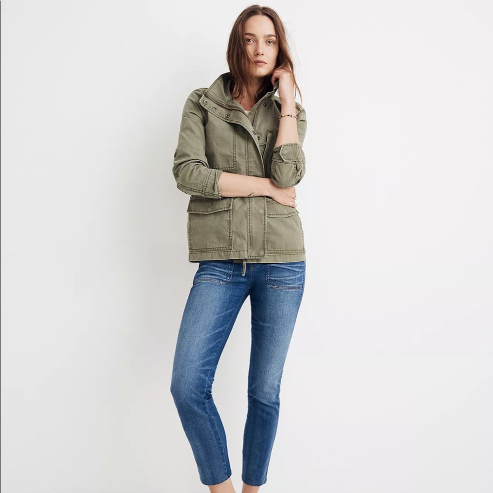 Madewell Olive Green Passage Jacket. NWT!!